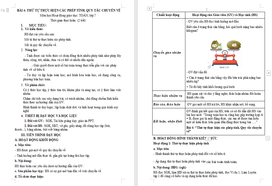 PowerPoint Toán 7 Bài 4