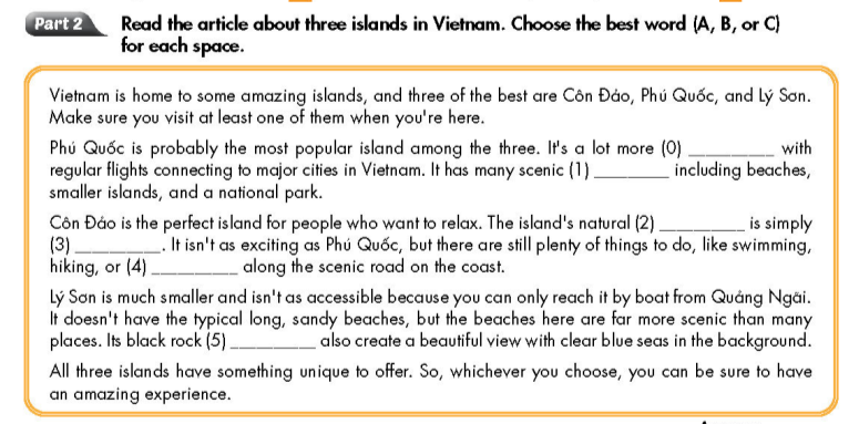 Sách bài tập Tiếng Anh 9 Smart World Unit 6 Review minh họa 2