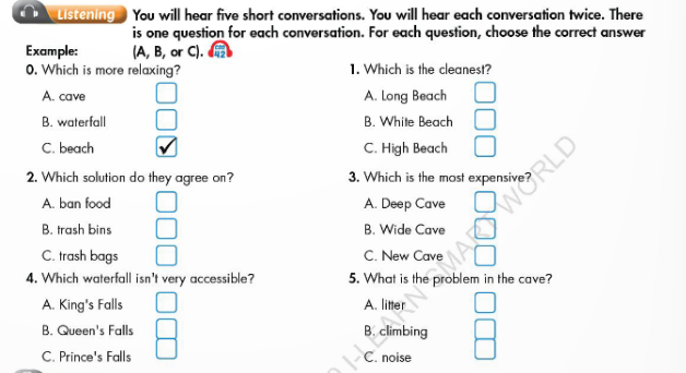 Tiếng Anh 9 Smart World Unit 6 Review minh họa 1