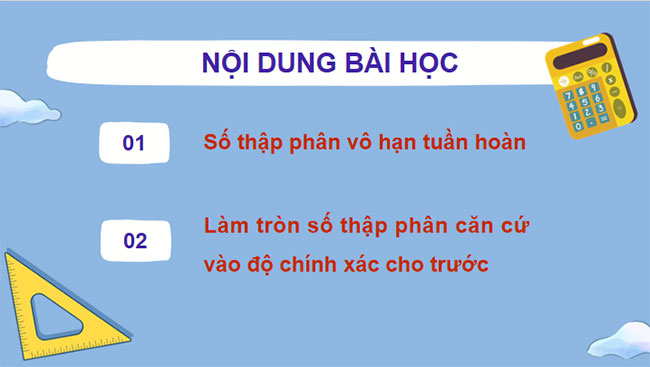 Làm quen với số thập phân vô hạn tuần hoàn
