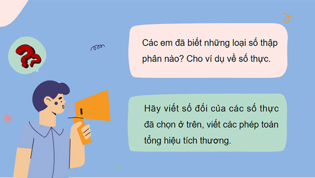 Tập hợp các số thực