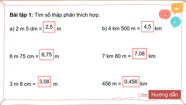 PowerPoint Toán 5 Viết số đo đại lượng dưới dạng số thập phân