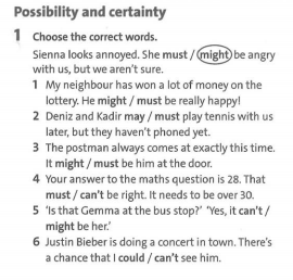 Friends Plus 9 Workbook giải Language Focus Practice Unit 4 minh họa 1