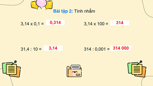 PowerPoint Toán 5 Luyện tập chung