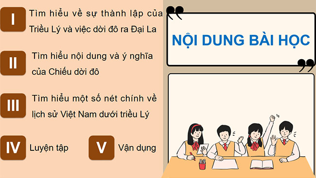 PowerPoint Lịch sử - Địa lí 5 Triều Lý và việc định đô ở Thăng Long