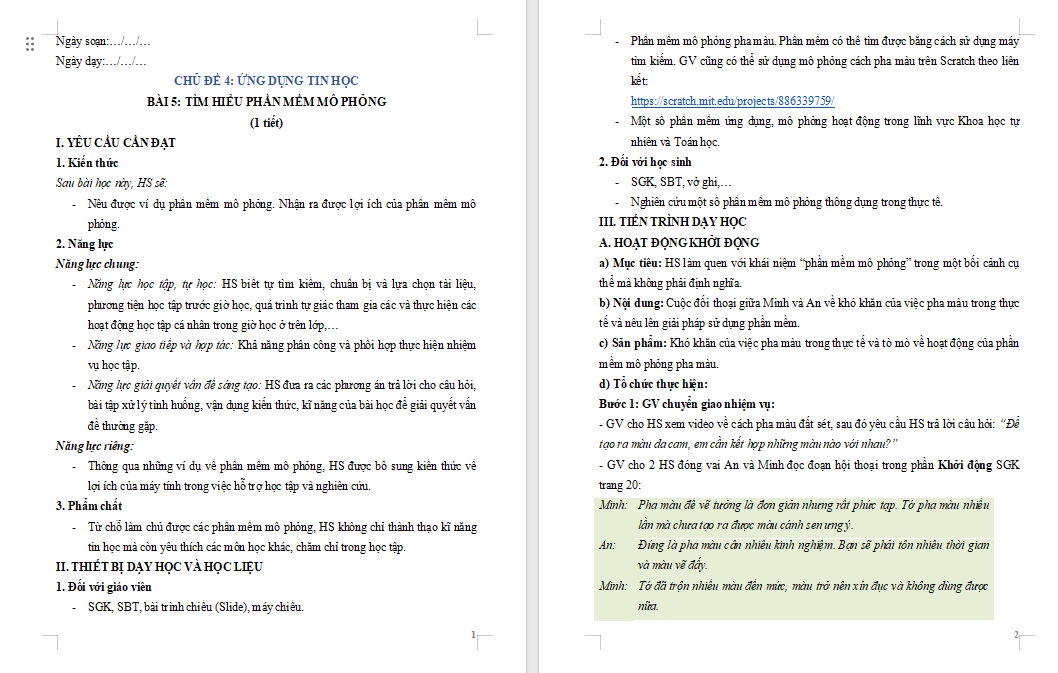 Tìm hiểu phần mềm mô phỏng