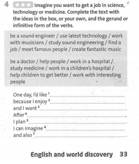 Friends Plus 9 Workbook giải Unit 5 Language Focus trang 33 minh họa 4