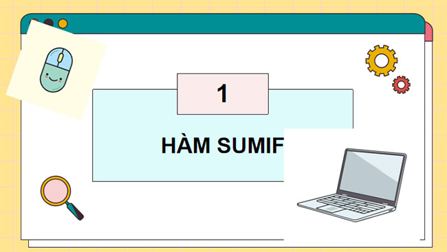 Sử dụng hàm SUMIF