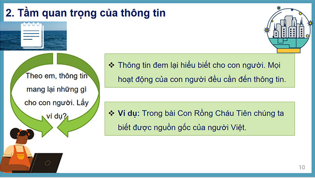 PowerPoint Tin học 6 Thông tin và dữ liệu