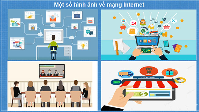 PowerPoint Tin học 6 Internet