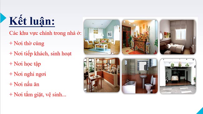 PowerPoint Công nghệ 6 Bài 1: Nhà ở đối với con người