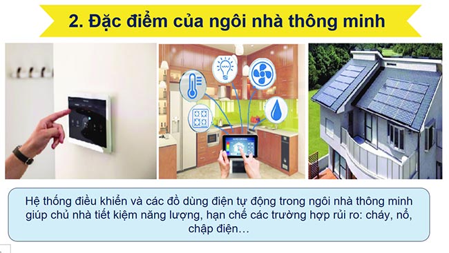 PowerPoint Công nghệ 6 Bài 3: Ngôi nhà thông minh
