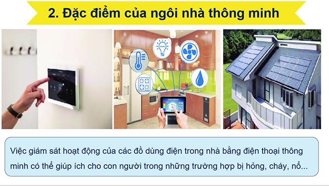 PowerPoint Công nghệ 6 Bài 3: Ngôi nhà thông minh
