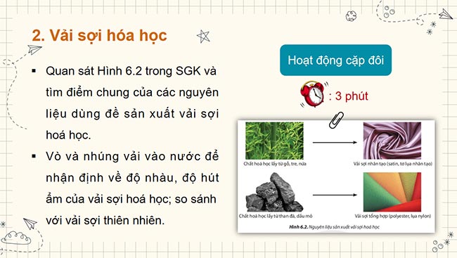 PowerPoint Công nghệ 6 Bài 6: Các loại vải thường dùng trong may mặc