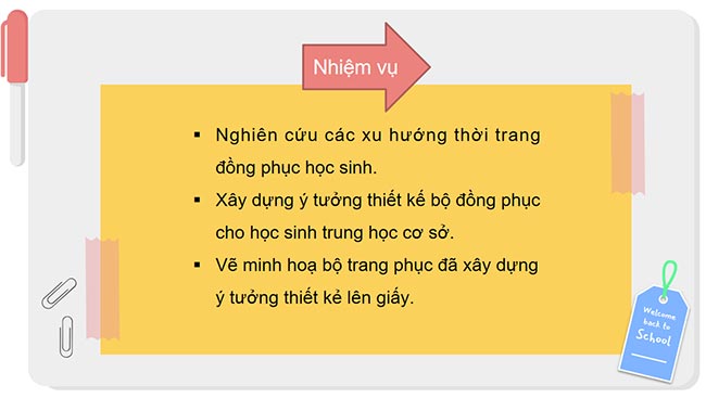 PowerPoint Công nghệ 6 Dự án 3: Em làm nhà thiết kế thời trang
