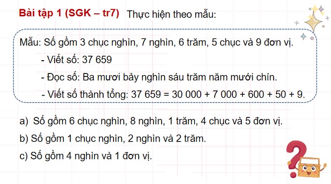 PowerPoint Toán 4 Ôn tập các số đến 100 000