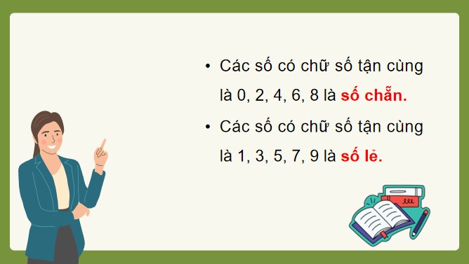 PowerPoint Toán 4 Số chẵn, số lẻ