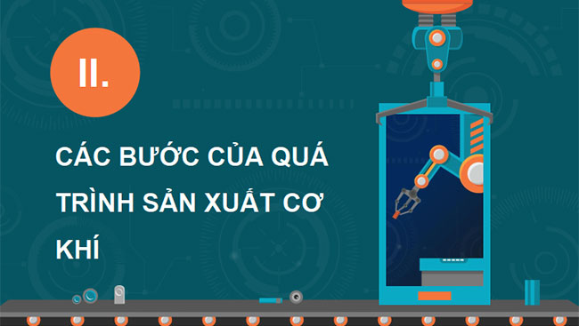 Quá trình sản xuất cơ khí