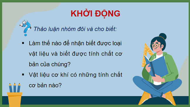Thực hành nhận biết tính chất cơ bản của vật liệu cơ khí thông dụng
