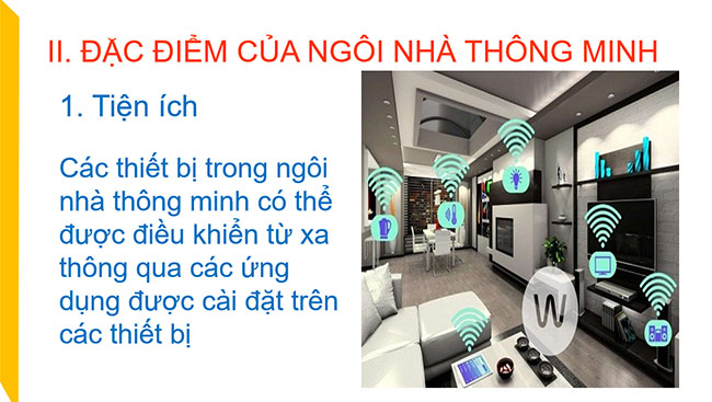 PowerPoint Công nghệ 6 Bài 3: Ngôi nhà thông minh