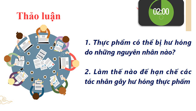 PowerPoint Công nghệ 6 Bài 5: Phương pháp bảo quản và chế biến thực phẩm