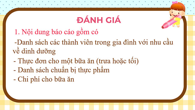 PowerPoint Công nghệ 6 Bài 6: Dự án Bữa ăn kết nối yêu thương