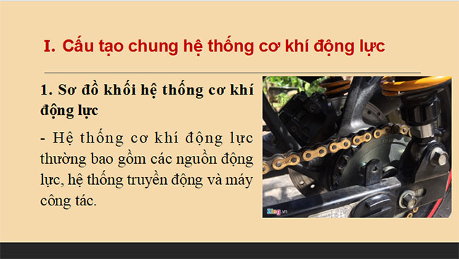 Giáo án PowerPoint Công nghệ Cơ khí 11 Bài 15