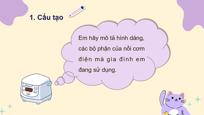 PowerPoint Công nghệ 6 Bài 12: Nồi cơm điện