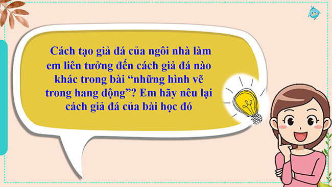 PowerPoint Mĩ thuật 6 Mô hình ngôi nhà 3D