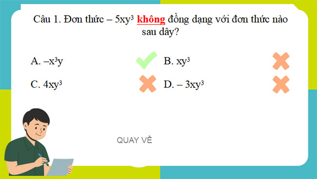 Giáo án PowerPoint Toán 8 Bài tập cuối chương 1