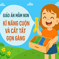 Giáo án: Kĩ năng cuộn và cất tất gọn gàng