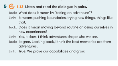 Tiếng Anh 9 English Discovery Unit 1 Vocabulary in Action minh họa 5