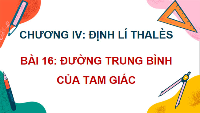 Đường trung bình của tam giác 