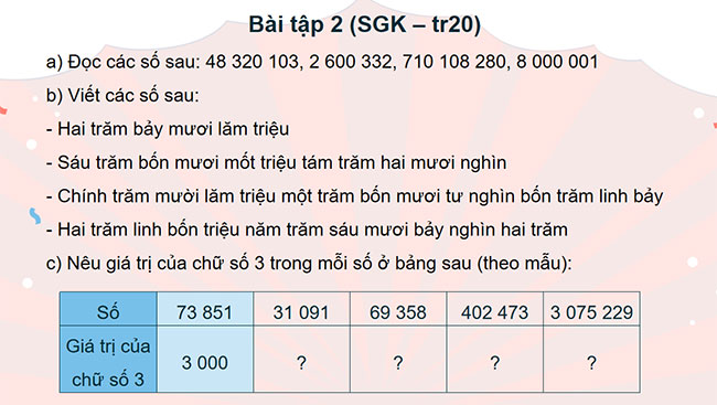 PowerPoint Toán 4 Các số có nhiều chữ số (tiếp theo)