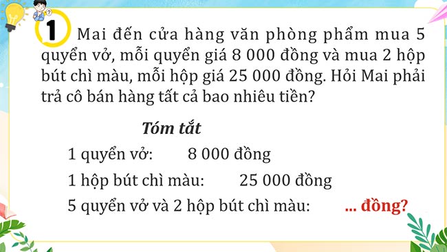 PowerPoint Toán 4 Giải bài toán có ba bước tính