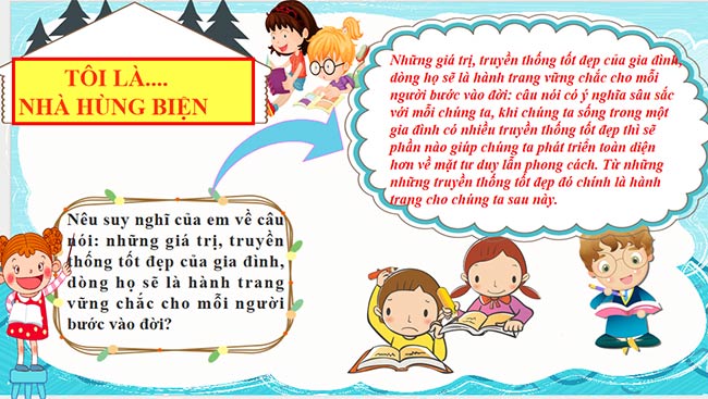 PowerPoint Tự hào về truyền thống gia đình, dòng họ