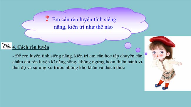 PowerPoint Siêng năng, kiên trì