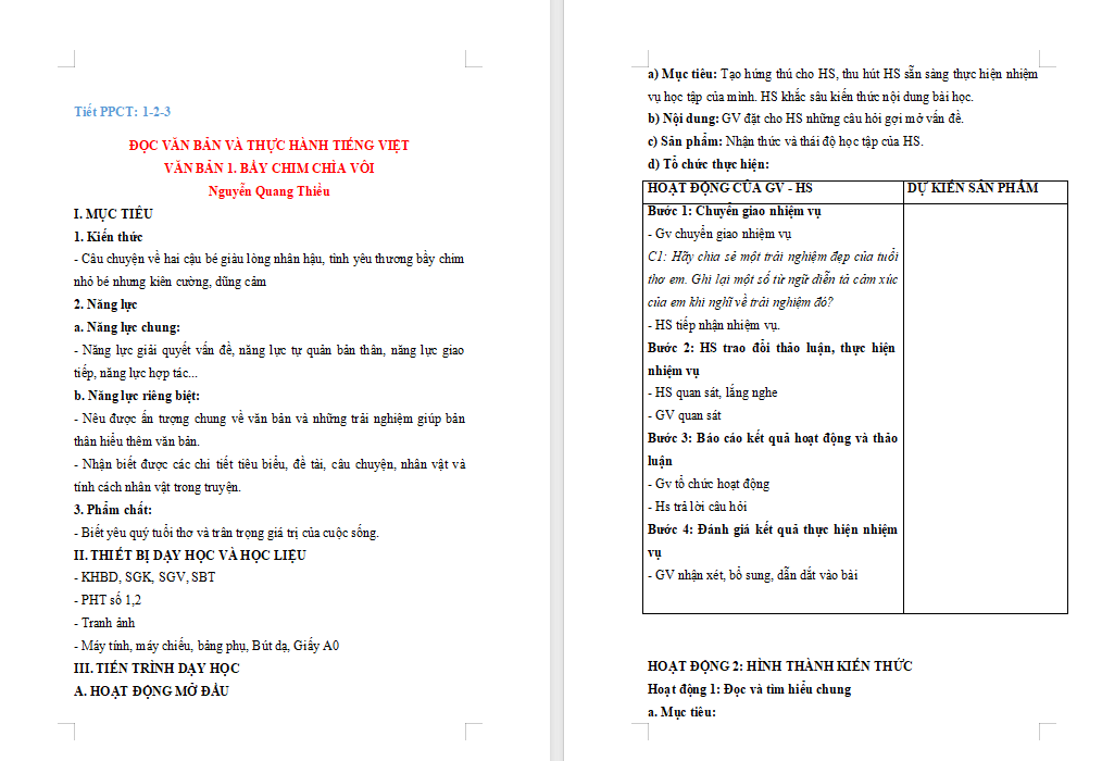 Bầy chim chìa vôi