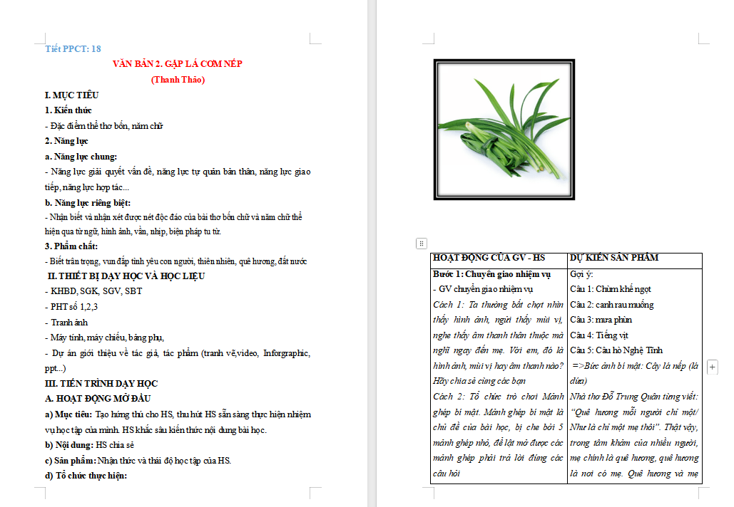 Gặp lá cơm nếp