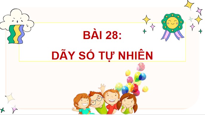 PowerPoint Toán 4 Bài 28: Dãy số tự nhiên