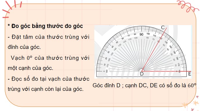 PowerPoint Toán 4 Bài 30: Đo góc – Góc nhọn, góc tù, góc bẹt