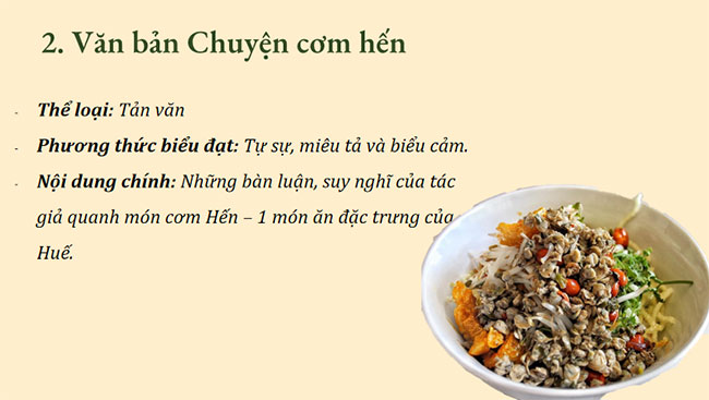 Chuyện cơm hến