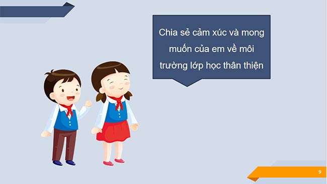 PowerPoint Hoạt động trải nghiệm 6: Lớp học mới của em