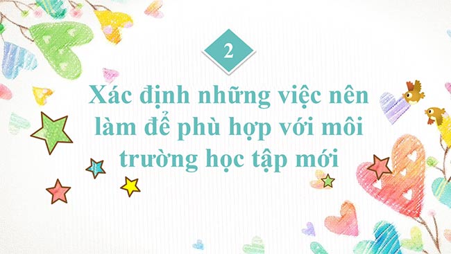 PowerPoint HĐTN 6: Điều chỉnh bản thân cho phù hợp với môi trường học tập mới