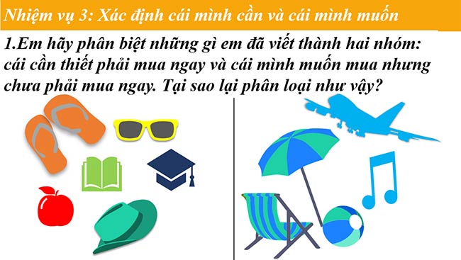 PowerPoint Hoạt động trải nghiệm 6: Kiểm soát chi tiêu