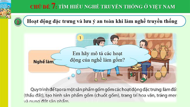 PowerPoint Hoạt động trải nghiệm 6: Tìm hiểu nghề truyền thống ở Việt Nam