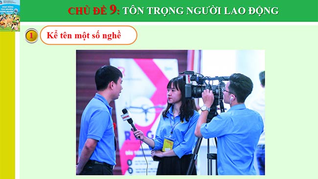 PowerPoint Hoạt động trải nghiệm 6: Tôn trọng người lao động