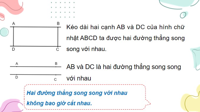 PowerPoint Toán 4 Bài 32: Hai đường thẳng song song