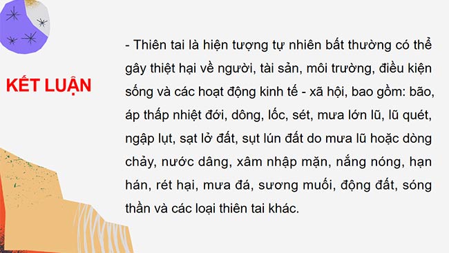 PowerPoint Hoạt động trải nghiệm 6: Ứng phó với thiên tai