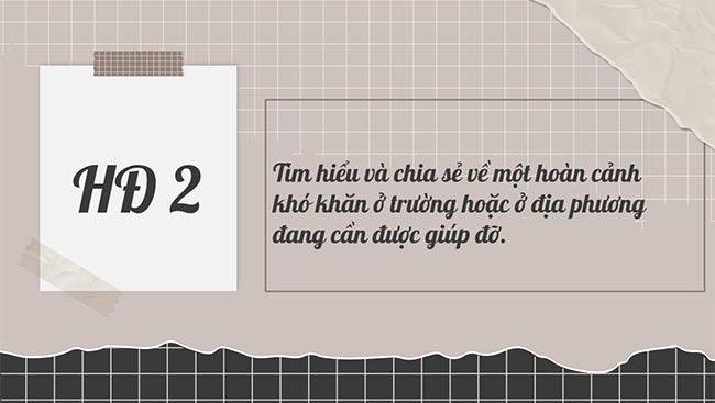 PowerPoint Hoạt động trải nghiệm 6: Em tham gia hoạt động thiện nguyện